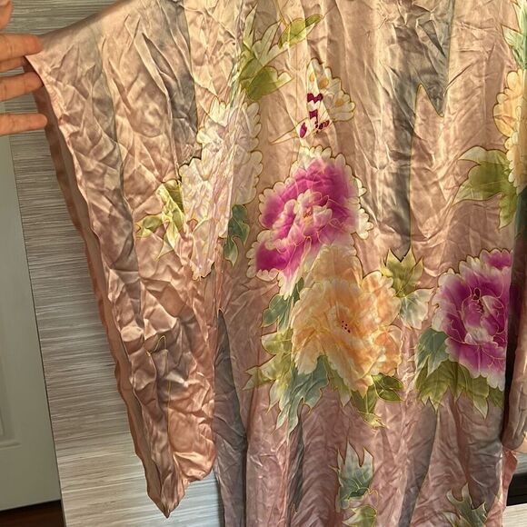 Michael Stars light weight print kimono one size - Picture 2 of 5